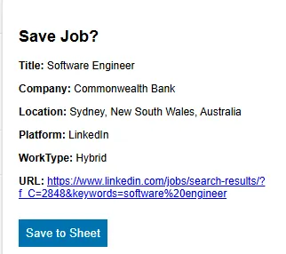 Automate your job search